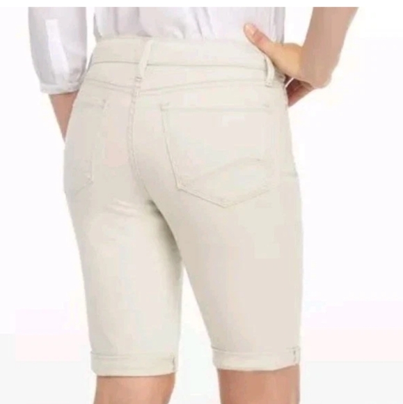NYDJ Pants - NYDJ Briella Long Shorts Woman Plus Sz 16 Clay Lift Tuck Tech Travel Walking Nwt
